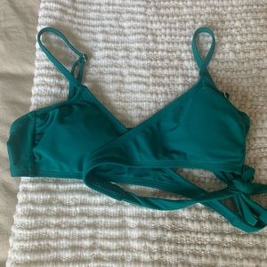 Target Xhilaration Wrap Front Bikini Top in Teal